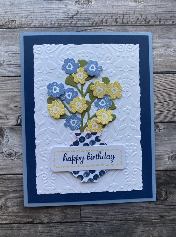 Floral "Happy Birthday" Card